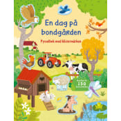 En dag på bondgården: pysselbok med klistermärken.