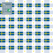Servett 33cm Sverige.