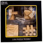 Spel 5 i 1 Puzzle Brain Games.