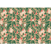 Julpapper Berry 0,7x3m.