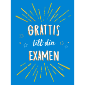 Grattis till din examen.