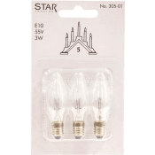 Reservlampa 3-p E10 55W 3W Star Trading.