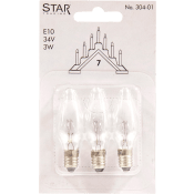 Reservlampa 3-p Modern E10 34V Star Trading.