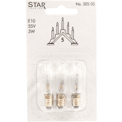 Reservlampa 3-p E10 55V 3W Star Trading.
