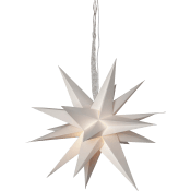 Stjärna December Vit 3D 45cm Star Trading.