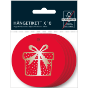 Hängetiketter Jolly 6 st.