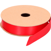 Satinband röd 16mmx5m.