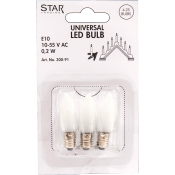 Reservlampa LED frost 3-p E10 10-55V Star Trading.
