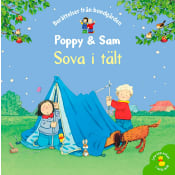 Sova i tält.