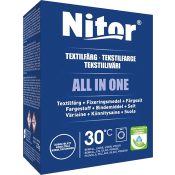 Textilfärg All in one Koboltblå Nitor.