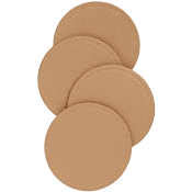 Glasunderlägg Moa 4-p Beige Hemtex24h.