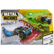 Bilbanan med bil Lekset Crocodile Metal Machines.