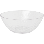 Skål hamrad plast 16,6cm ICA.