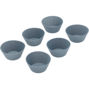 Muffinsform Pecan indigo 7cm 6st Tareq Taylor.