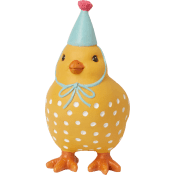 Kyckling 8,7cm med partyhatt Festive.