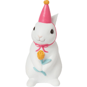 Kanin 9,5cm med partyhatt Festive.