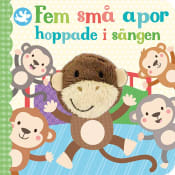Fem små apor hoppade i sängen.