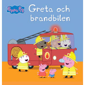 Greta och brandbilen.
