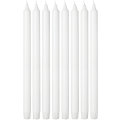Kronljus vita 8p 35cm.