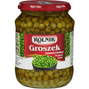 Gröna ärtor 690g Rolnik.