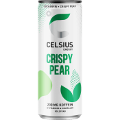 Energidryck Crispy Pear 35,5cl Celsius.