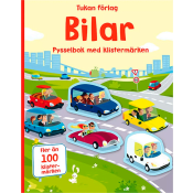 Bilar - Pysselbok med klistermarken Tukan.