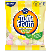 Godis Tutti Frutti Chewy Fruits 120g Fazer.