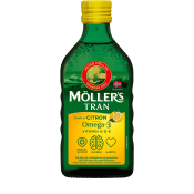 Tran Omega-3 Citron Kosttillskott 250ml Möllers.