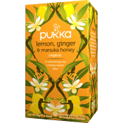 Te Lemon ginger & manuka honey Ekologisk 20-p Pukka.