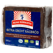 Extra Grovt Rågbröd 500g KRAV Kung markatta.