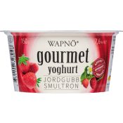Yoghurt Gourmet Jordgubb Smultron 150g Wapnö.