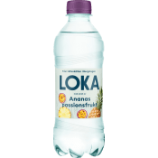 Kolsyrat Vatten Ananas Passionsfrukt 33cl Loka.