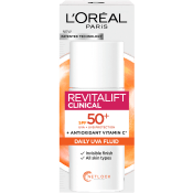 Ansiktskräm Revitalift Clinical Daily Moisturizing Fluid SPF50+ 50ml Loreal Paris.
