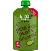 Broccoli päron & ärter Från 4m Ekologisk 120g Ellas Kitchen.
