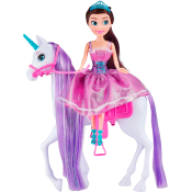 Prinsessa med enhörning Sparkle Girlz.
