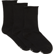 Strumpa 3p rullkant svart 36/38 mywear.