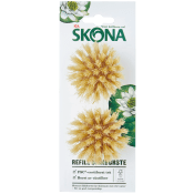 Refill till diskborste i trä 2-p ICA Skona.