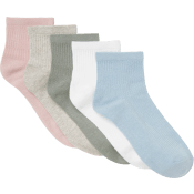 Mid Cut socka 5p rosa 39/41 mywear.