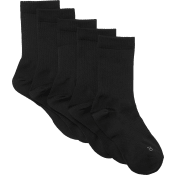 Sportsocka ribb 5p svart 37/40 mywear.