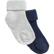 Babysocka London 2p Grå 0-6m ICA I love eco.