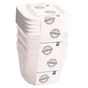 Förvaringsburk 9 cl 4-p Nordiska Plast.