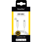 Lightningkabel till USB-C 1m Smartline.