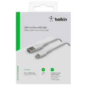 Micro USB kabel 1m Vit Belkin.