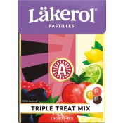 Pastiller Triple Treat Big Pack 75g Läkerol.