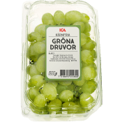 Druvor Thompson Seedless Gröna kärnfria 500g Klass 1 ICA.