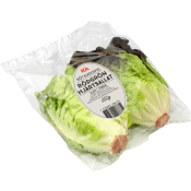 Hjärtsallad röd/grön 180g Klass 1 ICA.