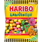 Godispåse Lakritsägg 120g Haribo.