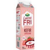 Kefir Jordgubb Laktosfri 2,3% 1000g Arla®.