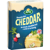 Cheddar ost ca 550g Arla.