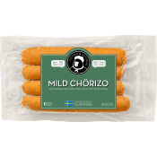 Chörizo mild seitan vegansk 300g Astrid & Aporna.